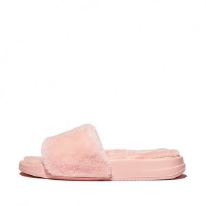 Chanclas FitFlop IQUSHION Shearling Mujer Gris | MR4510869