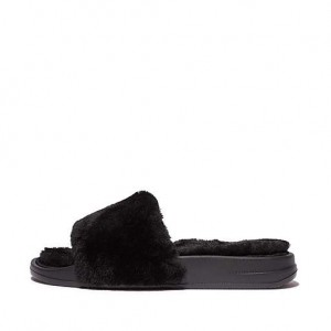 Pantuflas FitFlop IQUSHION Shearling Mujer Lavanda | FI9106283