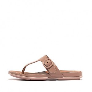 Sandalias FitFlop GRACIE Matt-Hebilla Cuero Puntera-Post Mujer Leopardo | VR5163047