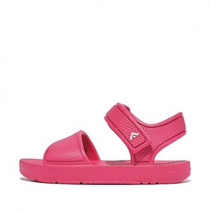 Sandalias FitFlop IQUSHION Ergonomic Back-Correa Niños Limón | KD4605278