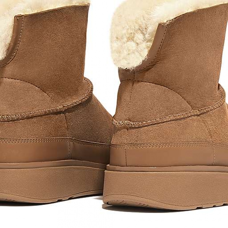 Botas FitFlop GEN-FF Mini Double-Faced Shearling Mujer Negras | BU7591836