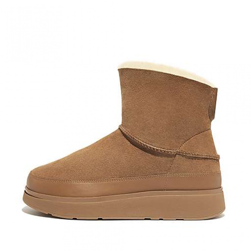 Botas FitFlop GEN-FF Mini Double-Faced Shearling Mujer Negras | BU7591836