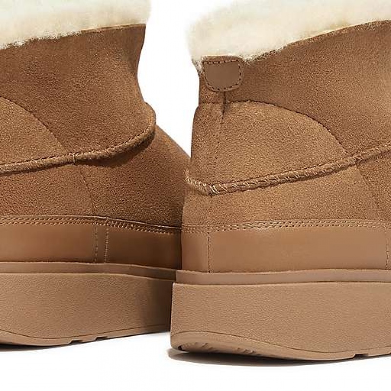 Botas FitFlop GEN-FF Ultra-Mini Double-Faced Shearling Mujer Negras | TO2079861