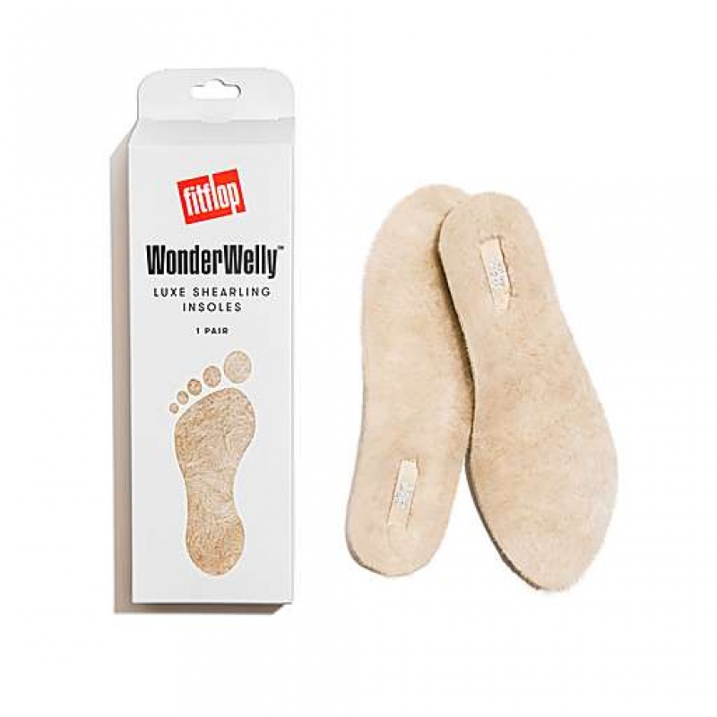 Botas FitFlop WONDERWELLY Luxe Shearling Insoles - 1 Pair Mujer Blancas | XJ4061397