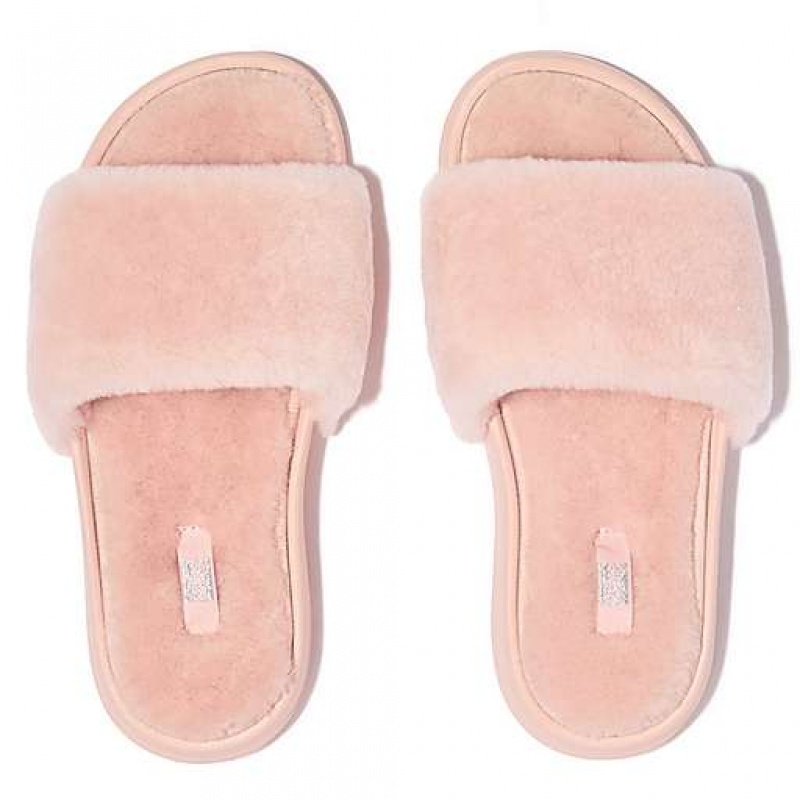 Chanclas FitFlop IQUSHION Shearling Mujer Gris | MR4510869