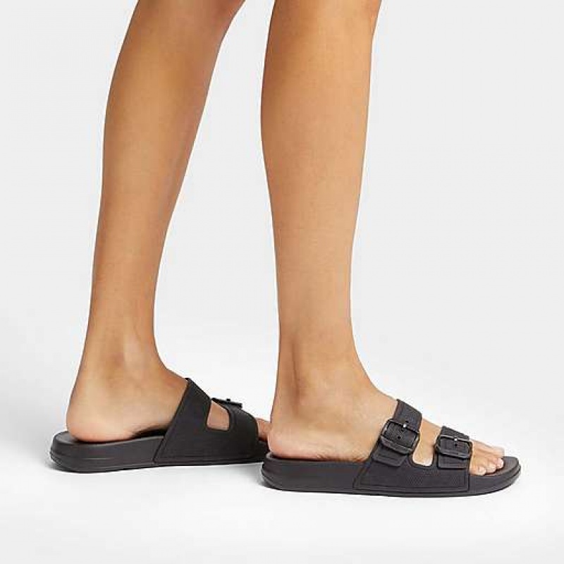 Chanclas FitFlop IQUSHION Two-Bar Hebilla Mujer Rojas | LM9531467