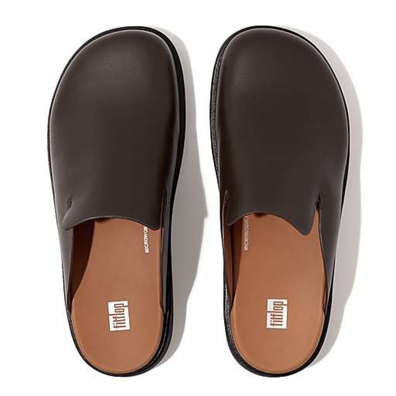 Mulas FitFlop GEN-FF Cuero Hombre Negras | LC2814397