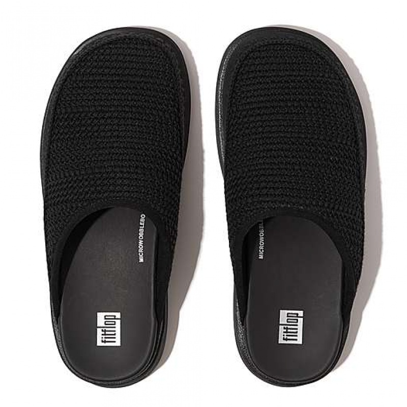 Pantuflas FitFlop GEN-FF e01 Crochet Mujer Negras | SE7291683