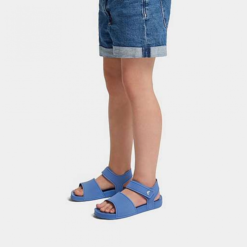 Sandalias FitFlop IQUSHION Ergonomic Back-Correa Niños Blancas | RW7201846