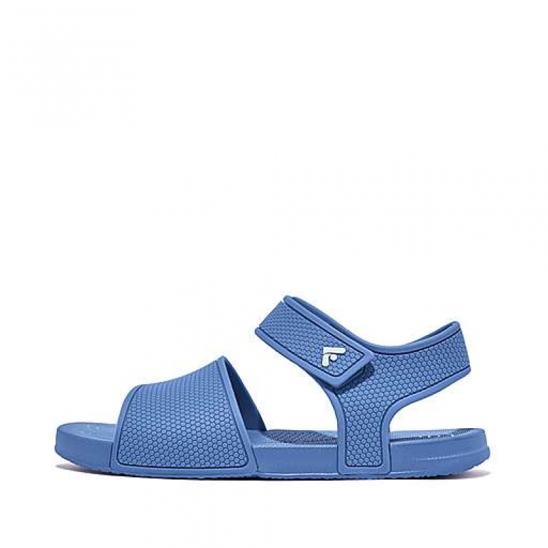 Sandalias FitFlop IQUSHION Ergonomic Back-Correa Niños Blancas | RW7201846