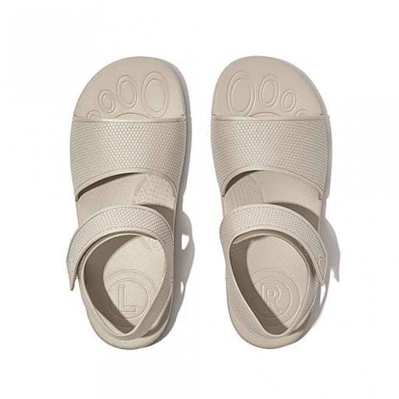 Sandalias FitFlop IQUSHION Shimmer Ergonomic Back-Correa Niños Azul Marino | PZ0179453