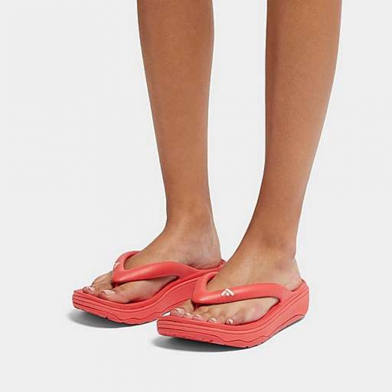 Sandalias FitFlop RELIEFF Recovery Puntera-Post Mujer Limón | PL9245308