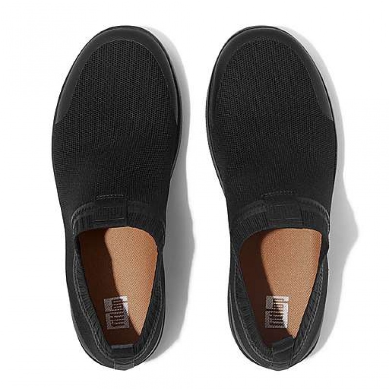 Zapatillas FitFlop ÜBERKNIT Slip-On Mujer Negras | ZL6421985