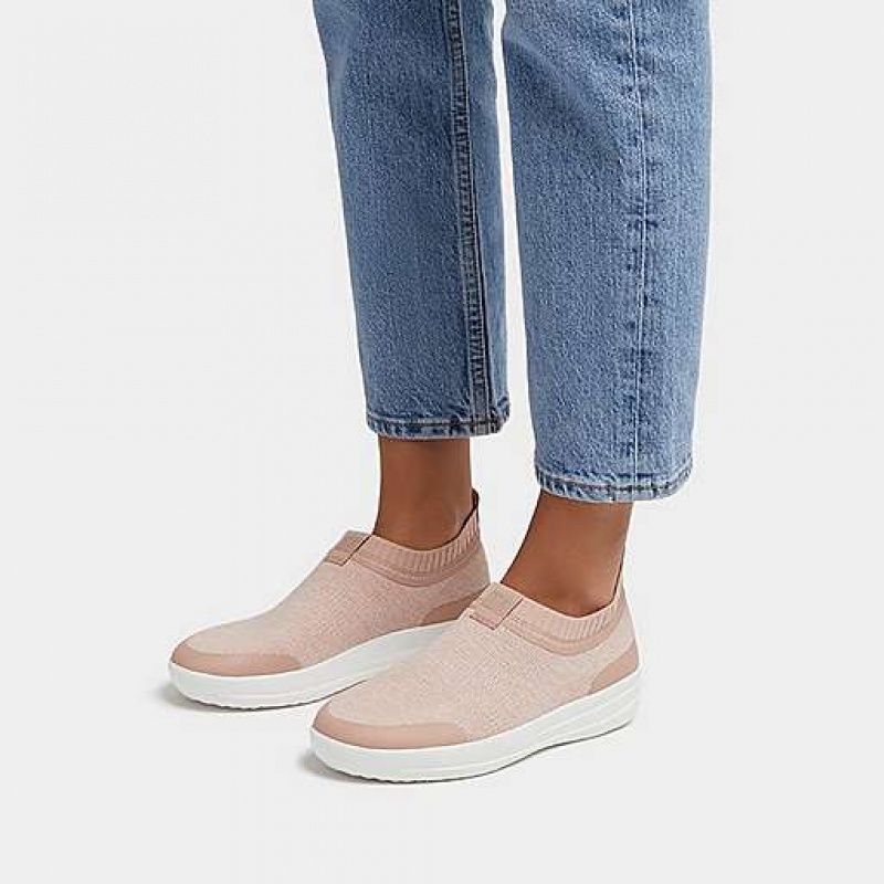 Zapatillas FitFlop ÜBERKNIT Slip-On Mujer Limón | LI2435087