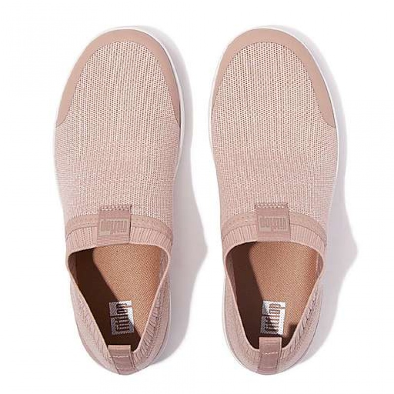 Zapatillas FitFlop ÜBERKNIT Slip-On Mujer Limón | LI2435087